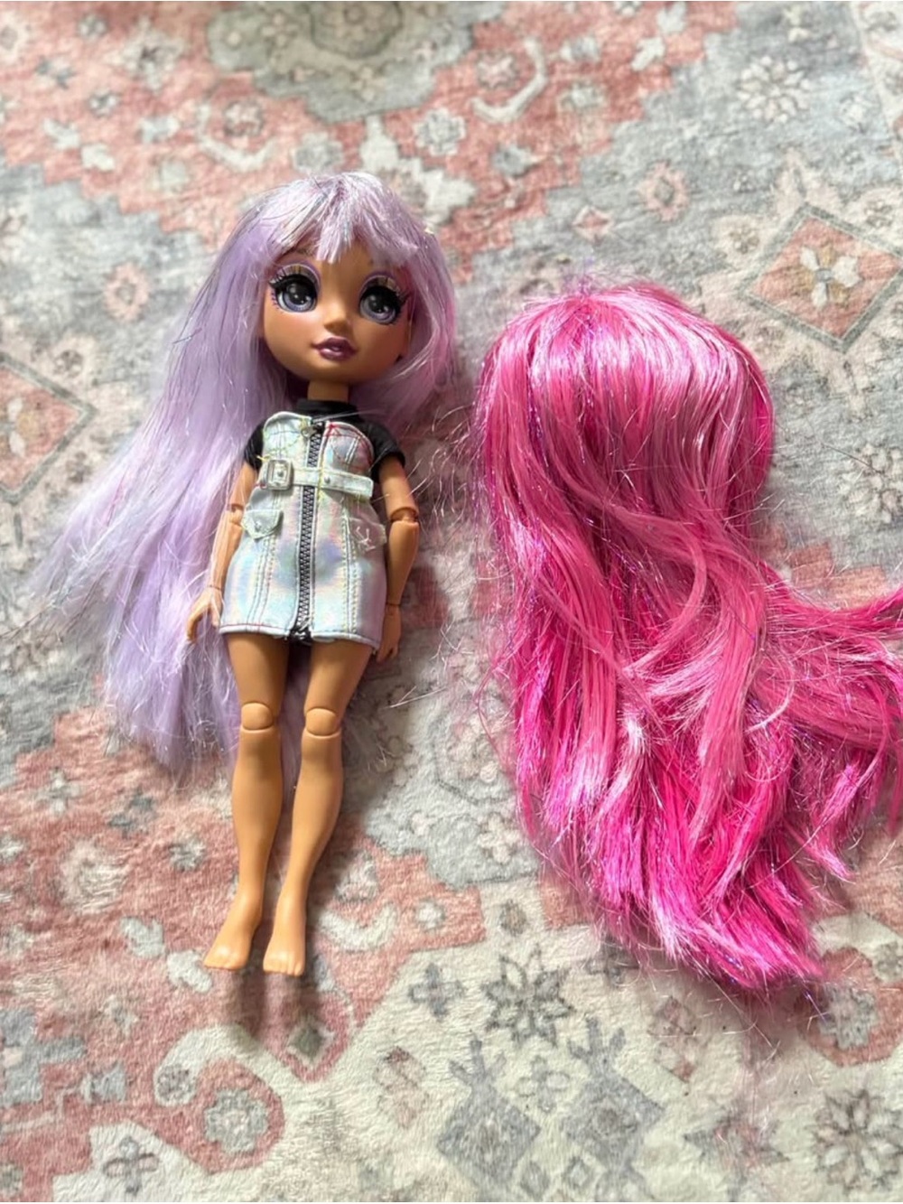 Rainbow high doll with interchangeable wig